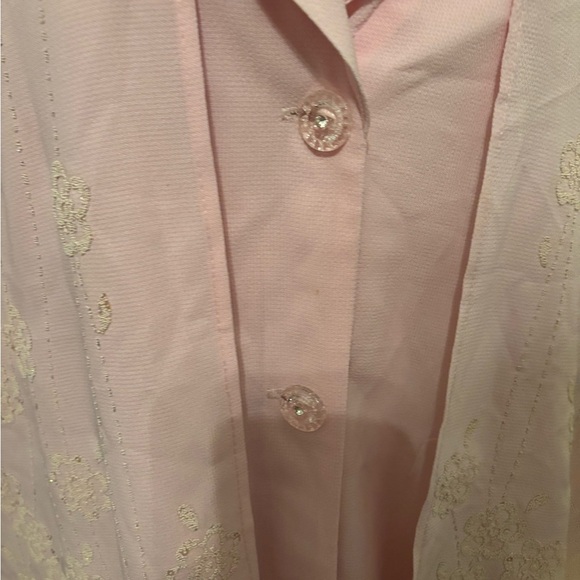 Vintage beaded mock twin set top 1X - Picture 6 of 9